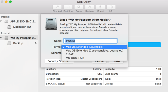 setting up my passport for mac